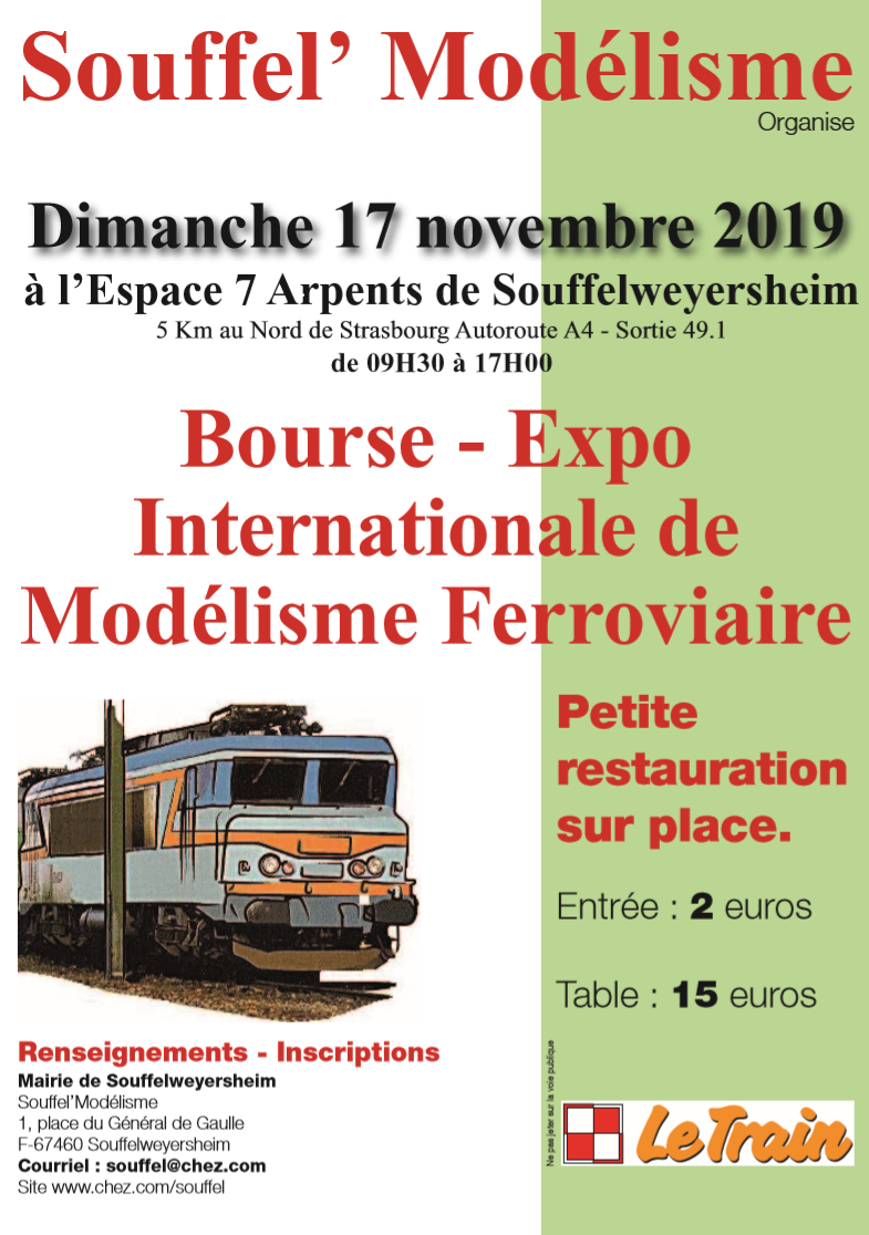 (11) - Novembre 2019 : 17 : Bourse - Exposition de Modélisme à SOUFFELHEIM 67620. Bourse10
