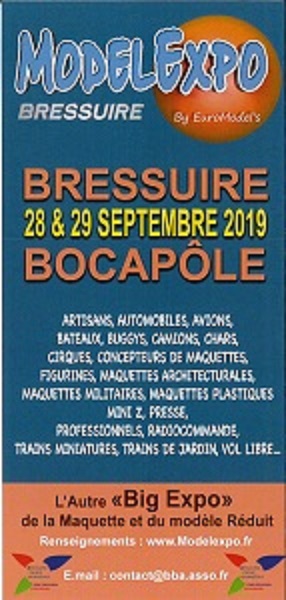 (09) - Septembre 2019 : 28 et 29 : Exposition de Modélisme à BRESSUIRE 79300. Bressu10