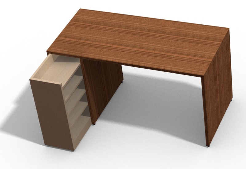 [Fabrication] Un bureau contemporain et simple…