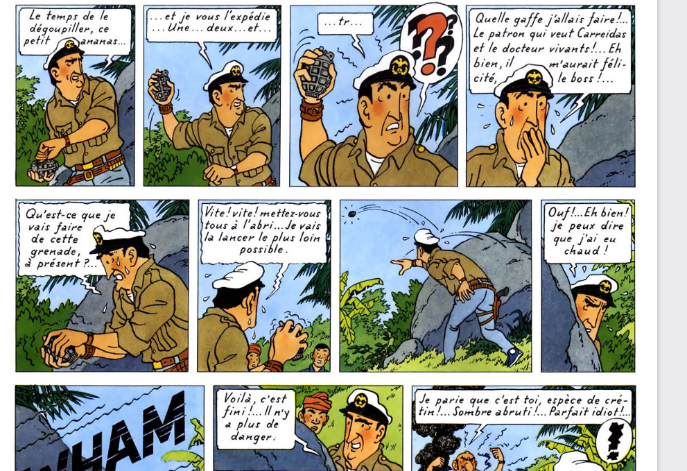 BD Tintin vol pour 714 Sidney , mais de quel "ananas" s'agit il? Screen10