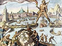 LE COLOSSE DE RHODES (vers -292) 6è Merveille du Monde Antique 220px-12