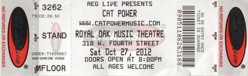 10/27/12 - Detroit, MI, Royal Oak Music Theater Img18611