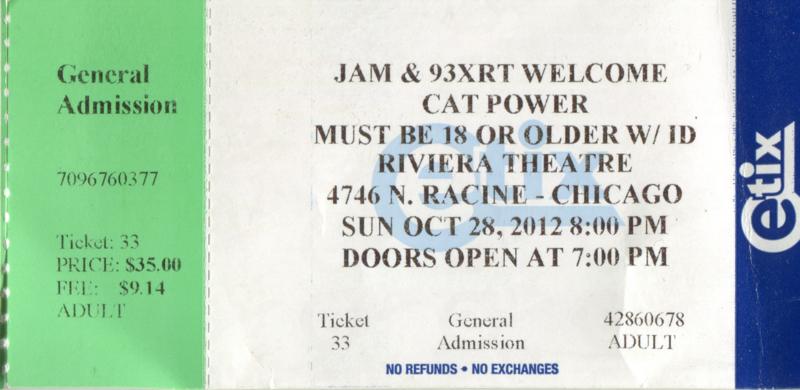 10/28/12 - Chicago, IL, Vic Theater Img18710