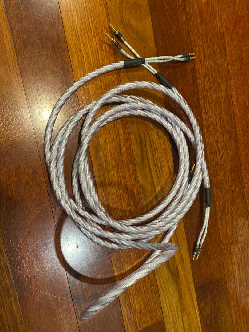 QED Genesis Silver Spiral Speaker Cable (4m) (used) Qed_110