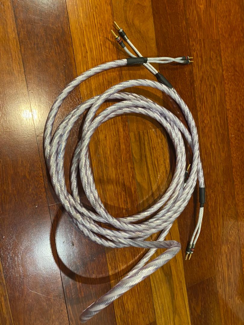 QED Genesis Silver Spiral Speaker Cable (4m) (used) Qed_210