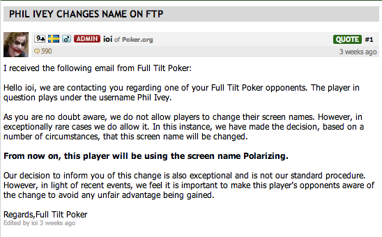 Phil Ivey revient sur Full Tilt Poker Fv210