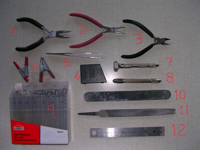 Exemples d'outils utilisés. Outils10