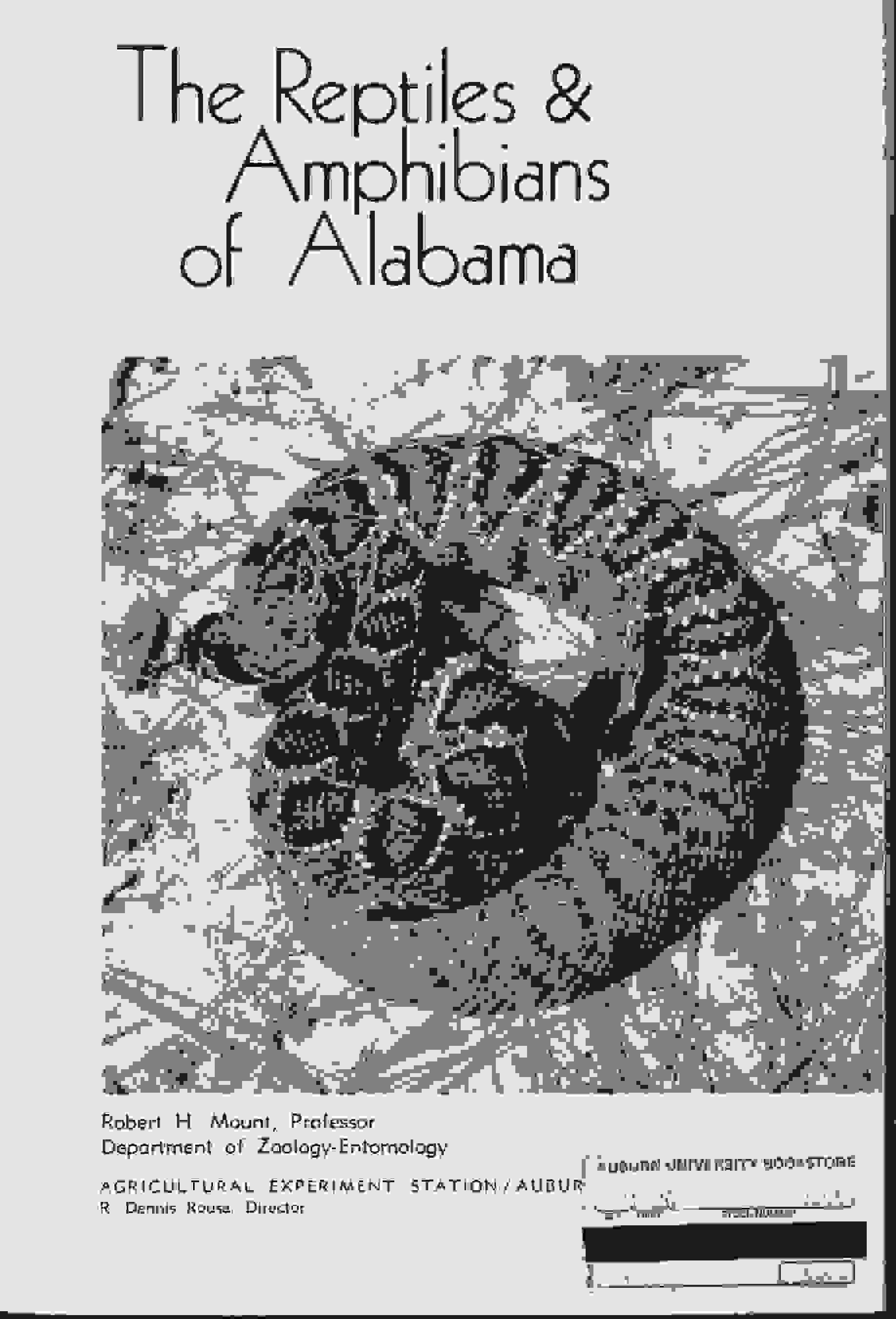 The Reptiles and amphibians of Alabama de Robert. H Mount Img10