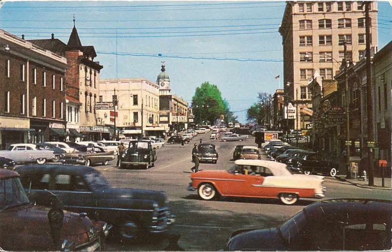 Photos et cartes postales d'époque, Chevrolet 1955 Athens10