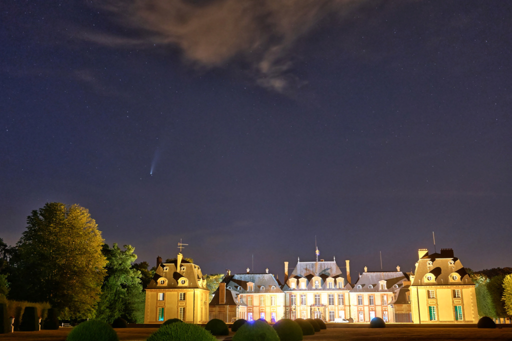 Comète Neowise au Château de Breteuil Dsc_4610
