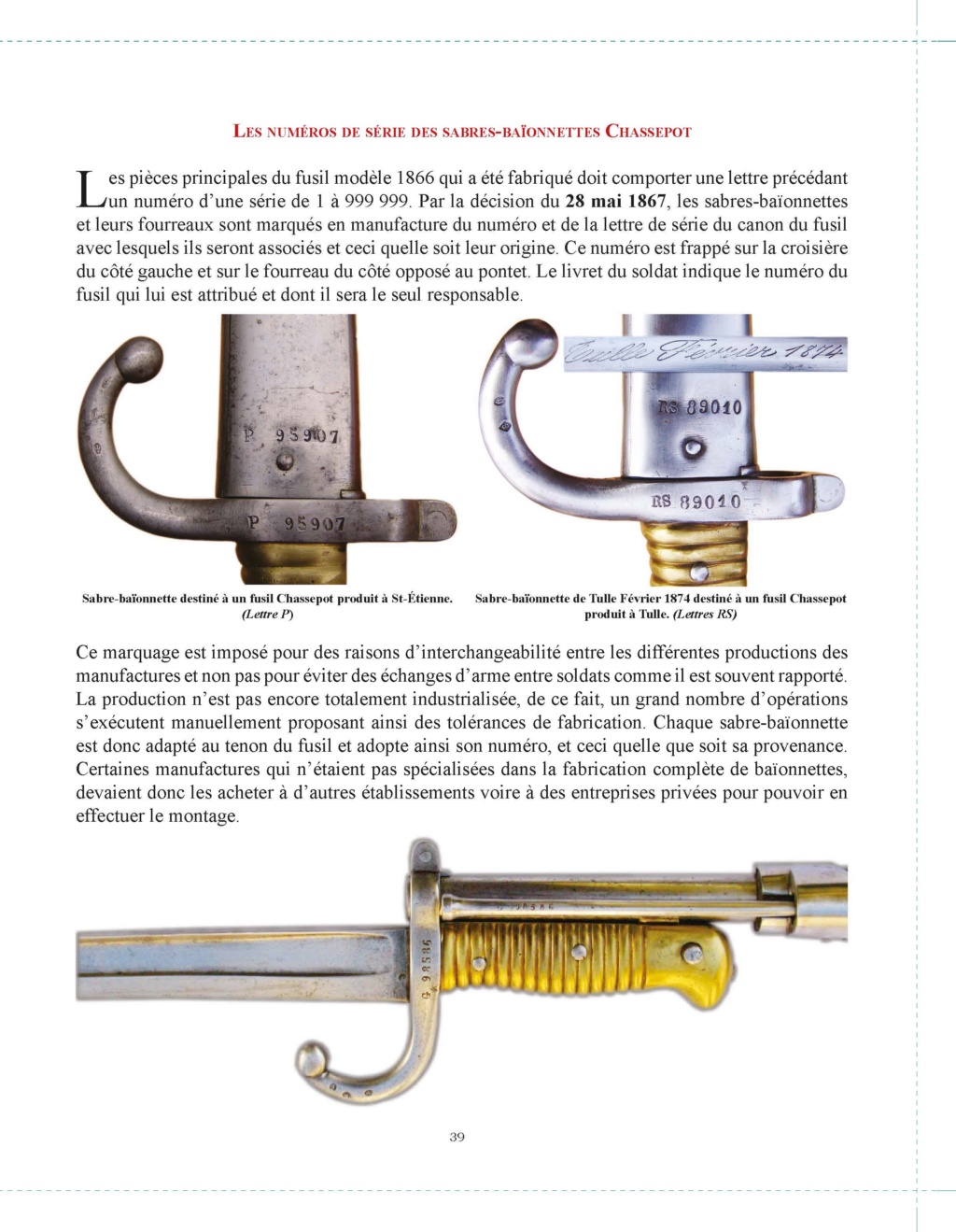 production & N° de série fusils CHASSEPOT St Etienne - Page 6 Editio14