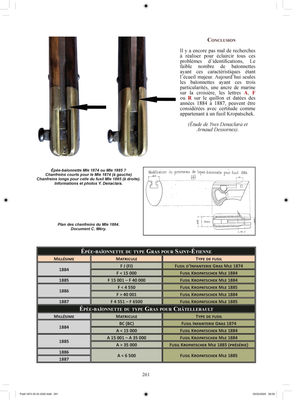 Les baionnettes de fusils Kropatschek Fusil_46