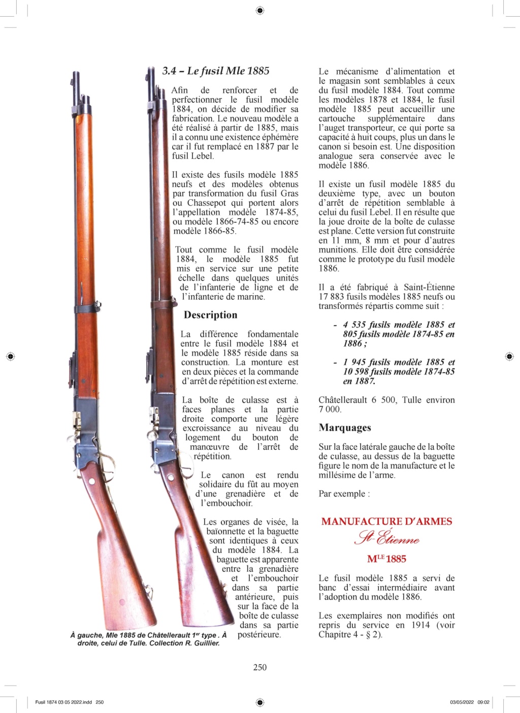 Les baionnettes de fusils Kropatschek Fusil_48