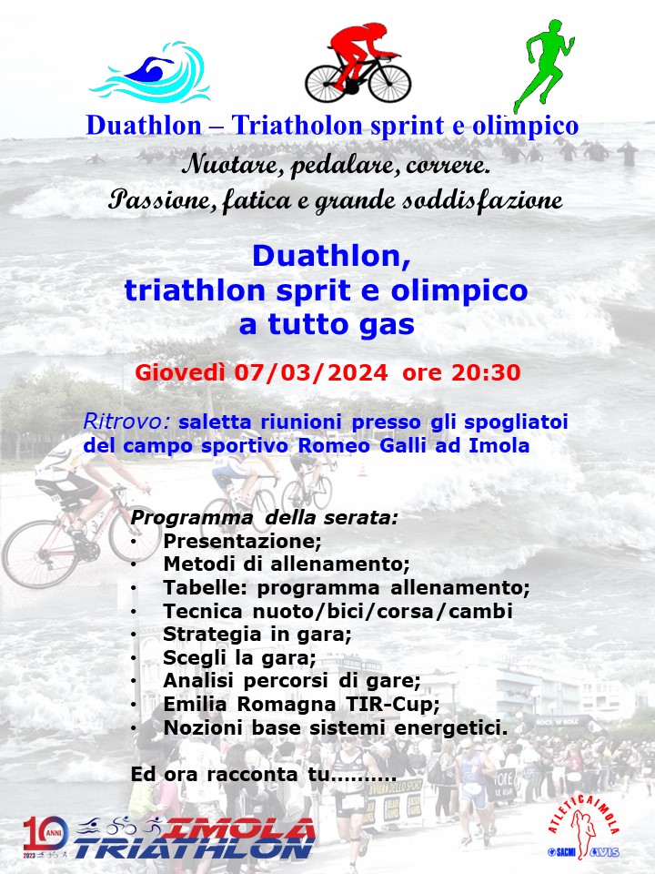 Duathlon, Triathlon sprint e olimpico a tutto gas – 07/03/2024 20240310