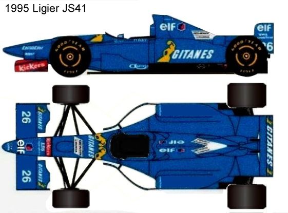 IMAGES DETAILS Ligier JS41 -1995  19d46210