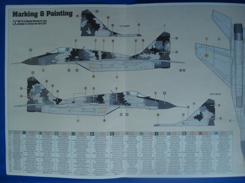 [MISTERCRAFT] MIKOYAN-GUREVITCH MiG-29 (9-13) 'Ghost of Kyiv' 1/72ème Réf 041106 Notice Dsc00035
