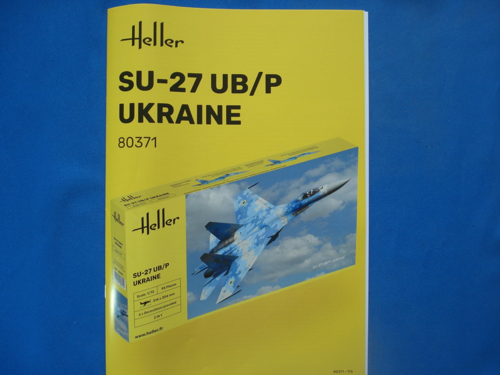 [HELLER] Analyse SOUKHOI Su 27 UB/P "UKRAINE" 1/72ème Réf 80371  - 2023 Dsc00142