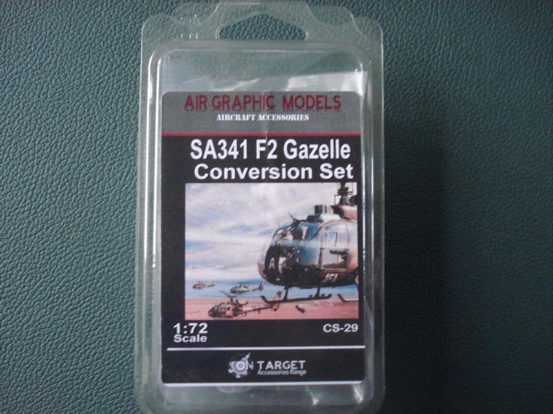 [AIR- GRAPHICS] SUD AVIATION SA 342 F2 GAZELLE Conversion Set 1/72ème Réf CS-29 Dsc00575