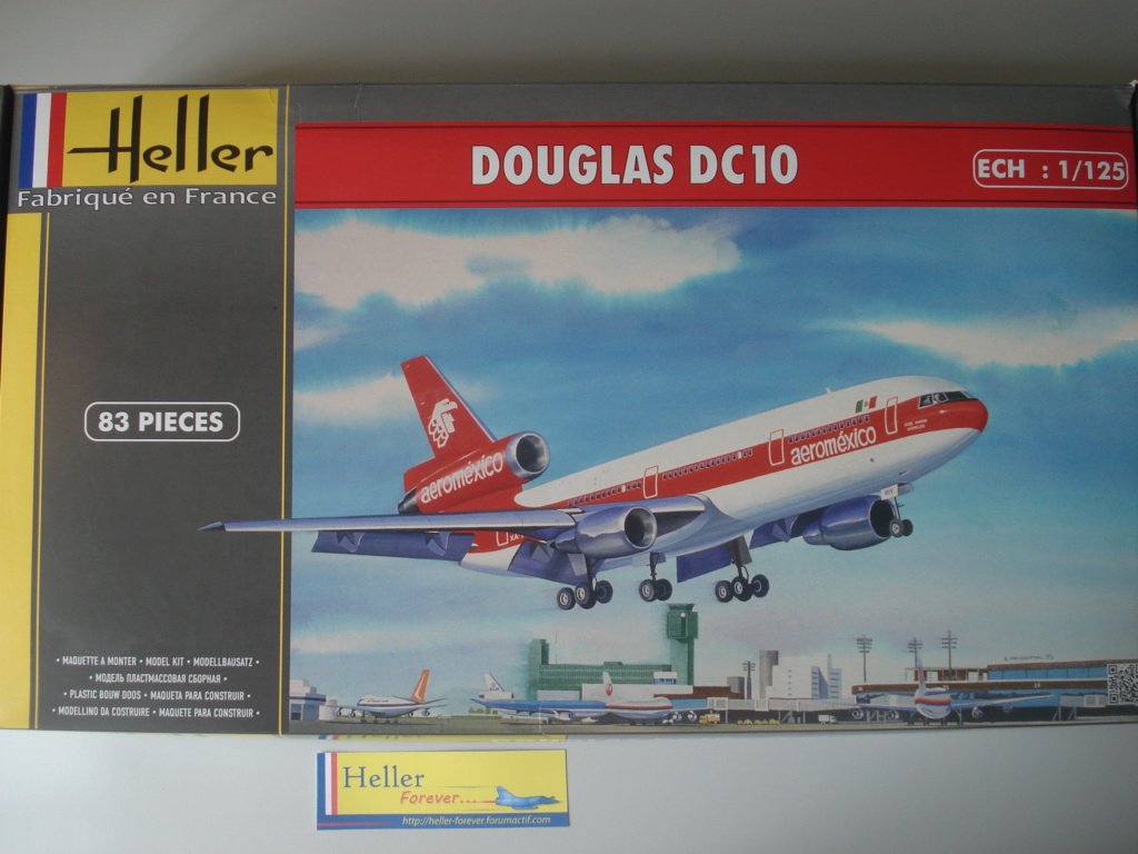 [HELLER] DOUGLAS DC10-30 Cie AEROMEXICO 1/125ème Réf 80460 Dsc07210