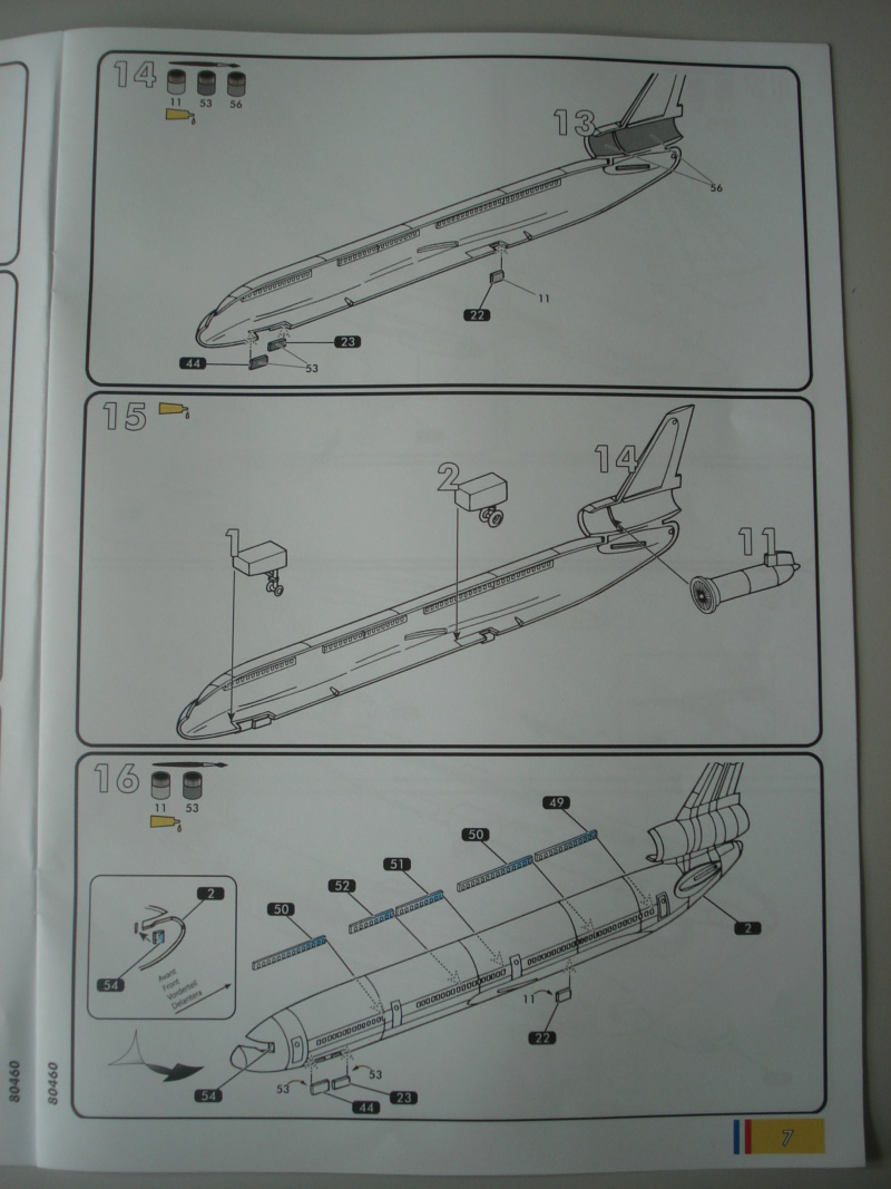 [HELLER] DOUGLAS DC10-30 Cie AEROMEXICO 1/125ème Réf 80460 Dsc07219