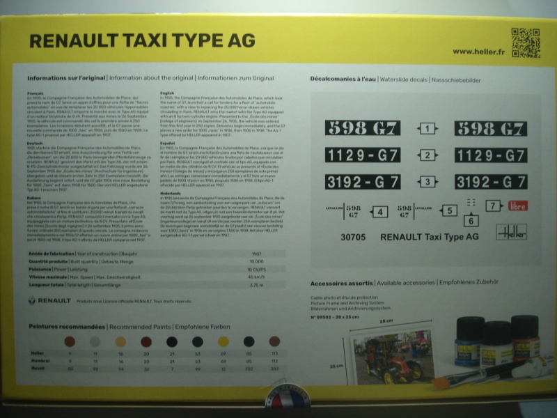 [HELLER] RENAULT Taxi Type AG 1/24ème Réf 30705 Dsc08036