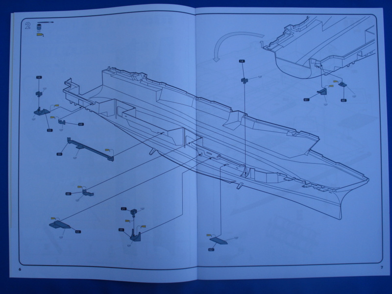 Porte-avions CHARLES DE GAULE 1/400ème Réf KIT 61072 Notice Dsc08967