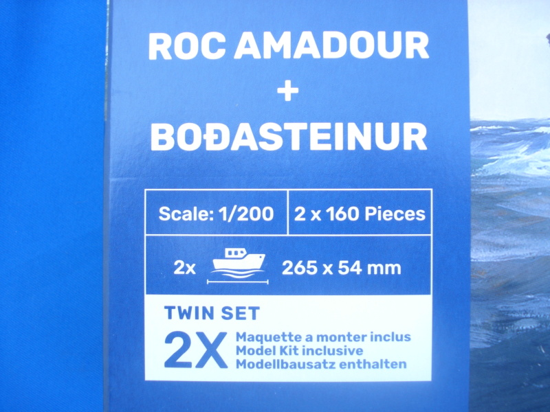 [HELLER] chalutiers ROC AMADOUR + BODASTEINUR 1/200ème Réf 85608 TWINSET (2 KITS) 2021 Dsc08998
