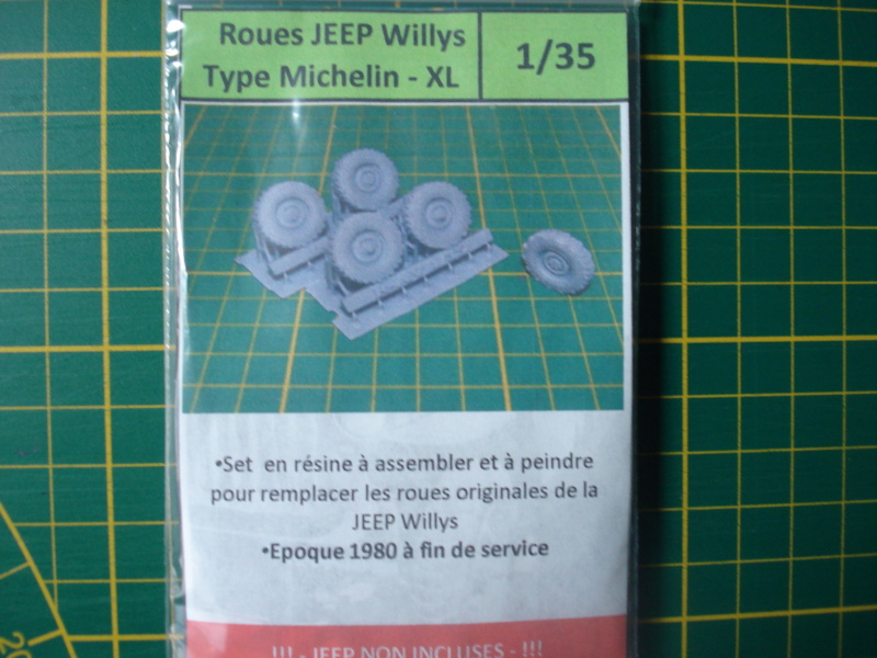 JEEP WILLY'S FRANCE roues type MICHELIN XL au 1/72ème, 1/48ème et 1/35ème Dsc09069