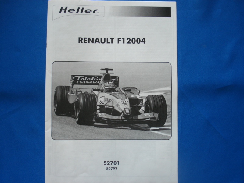 RENAULT R24 -F1 2004 1/18ème Réf 80797 Notice Dsc09643