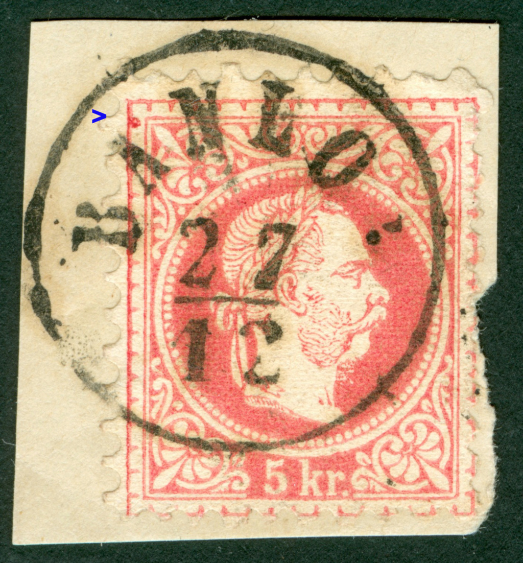 stempel - Freimarken-Ausgabe 1867 : Kopfbildnis Kaiser Franz Joseph I - Seite 24 1867_518