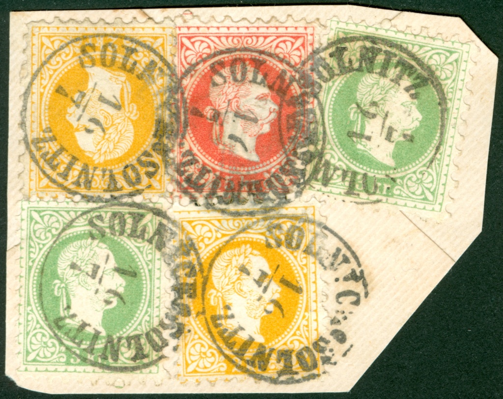 stempel - Freimarken-Ausgabe 1867 : Kopfbildnis Kaiser Franz Joseph I - Seite 24 1867_b12