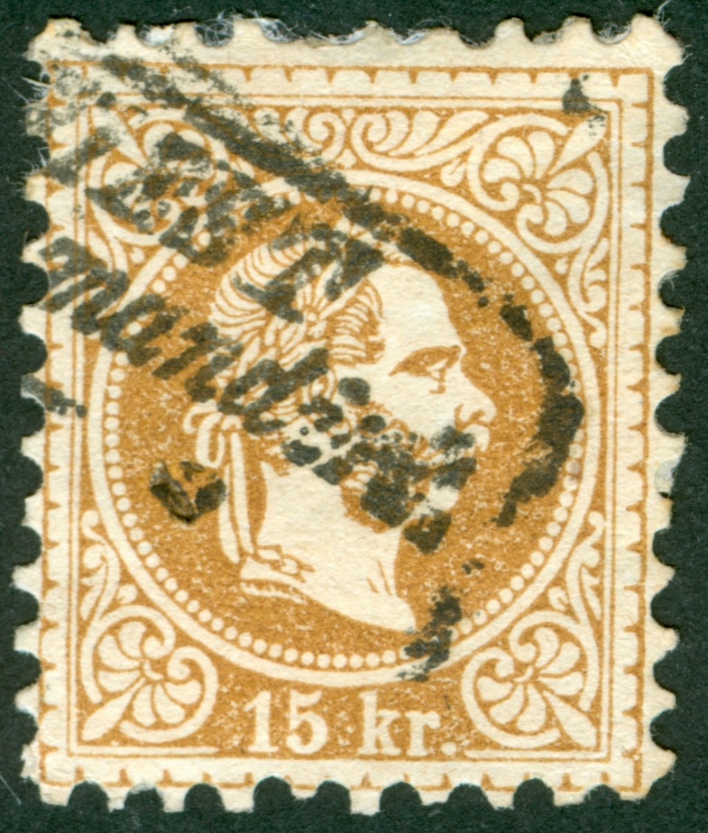 Rekommandationsstempel mit Ortsangabe 1867_s18