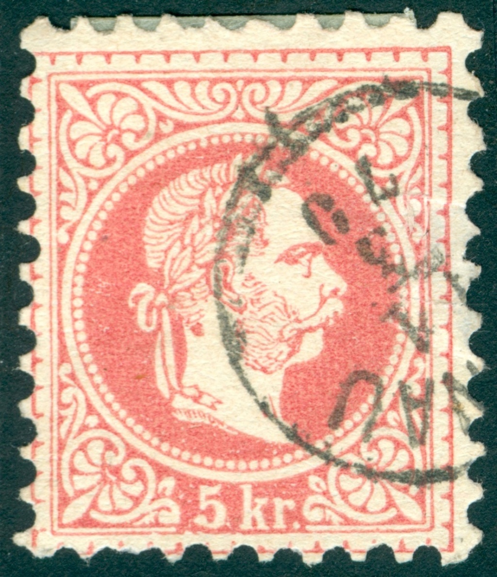 Kreuzer - Freimarken-Ausgabe 1867 : Kopfbildnis Kaiser Franz Joseph I - Seite 22 5_kr_t11