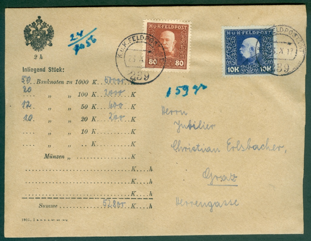 Wertbriefe - Geldbriefe Österreich - Seite 2 Feldpo12