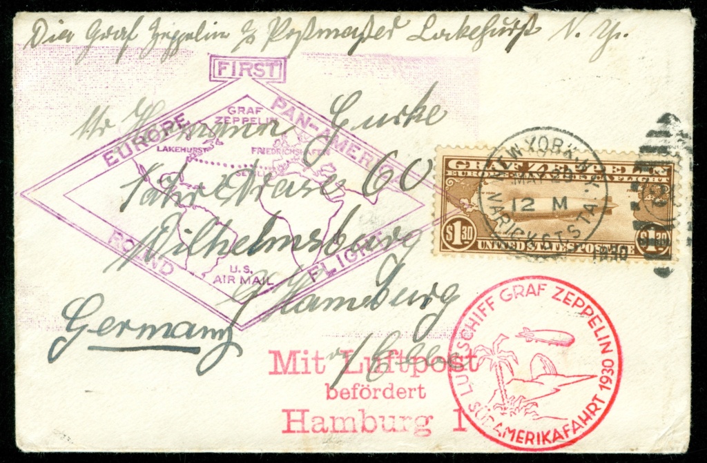 nach - Südamerikafahrt 1930 (Rundfahrt-) Post nach Friedrichshafen" - Seite 8 Lz_12732