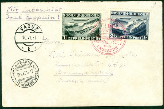 Zeppelin-Flugpostmarken Lz_12743