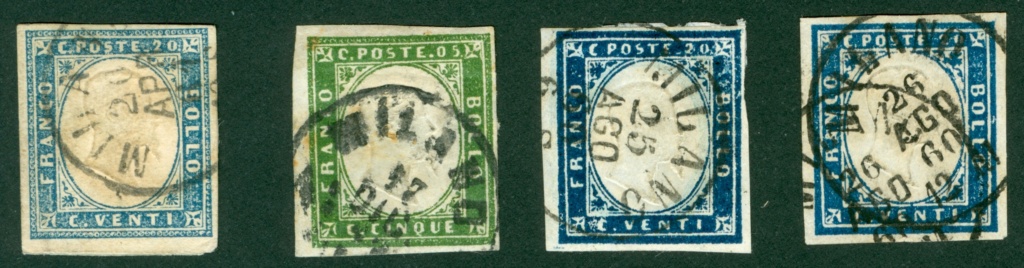 Briefmarken von Sardinien in L-V gebraucht Sardeg11