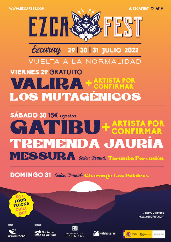 EzcaFest 2020 (3-4-5 Julio): Soziedad Alkoholika, Zea Mays, Meridian... Ezcara11