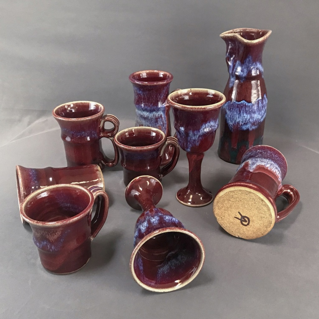 OV mark flambé vase- Not Derek Davis. Ralph Pardington? prob. Ken Merrick Wmp_ke10