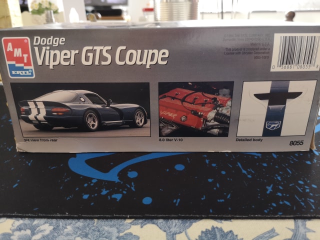 [AMT] DODGE VIPER GTS Coupe 1/25ème Réf 8055 00233