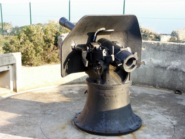 Le canon de 95 Mle 1888 en défense des côtes Batter79