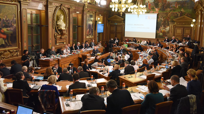 Photographie Pacalet - Séance du conseil municipal de Lyon Consei10