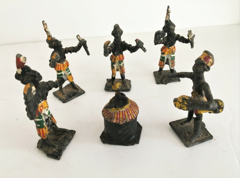 personnages africains jeux d'échec bronze cire perdue années 50 Img_4721