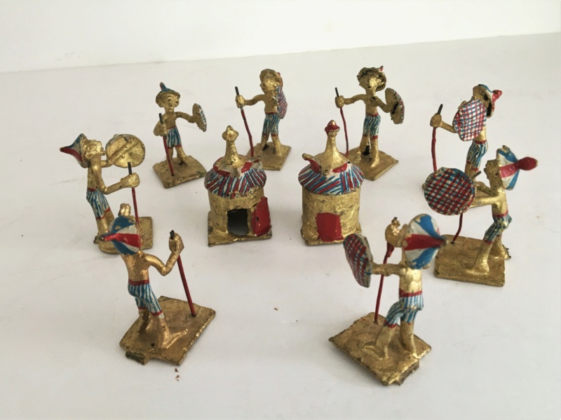 personnages africains jeux d'échec bronze cire perdue années 50 Img_4723