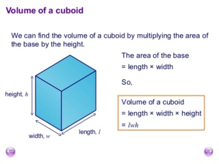 volume and surface area of cuboid Surfac14