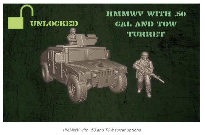 [KS] War in Iraq - 28mm Modern Warfare Miniature STLs Hummer10
