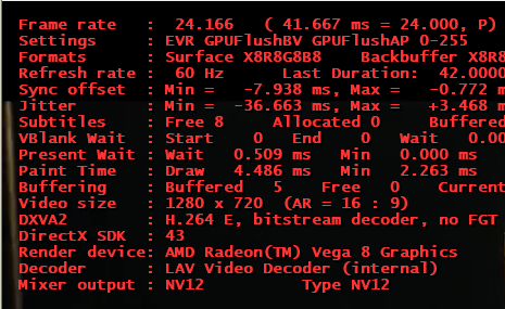 Stuttering when play downloaded video Codec10