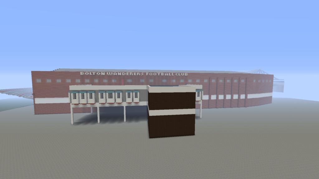 Recreating Burnden Park in Minecraft in time for the 75th anniversary of the disaster Minecr16