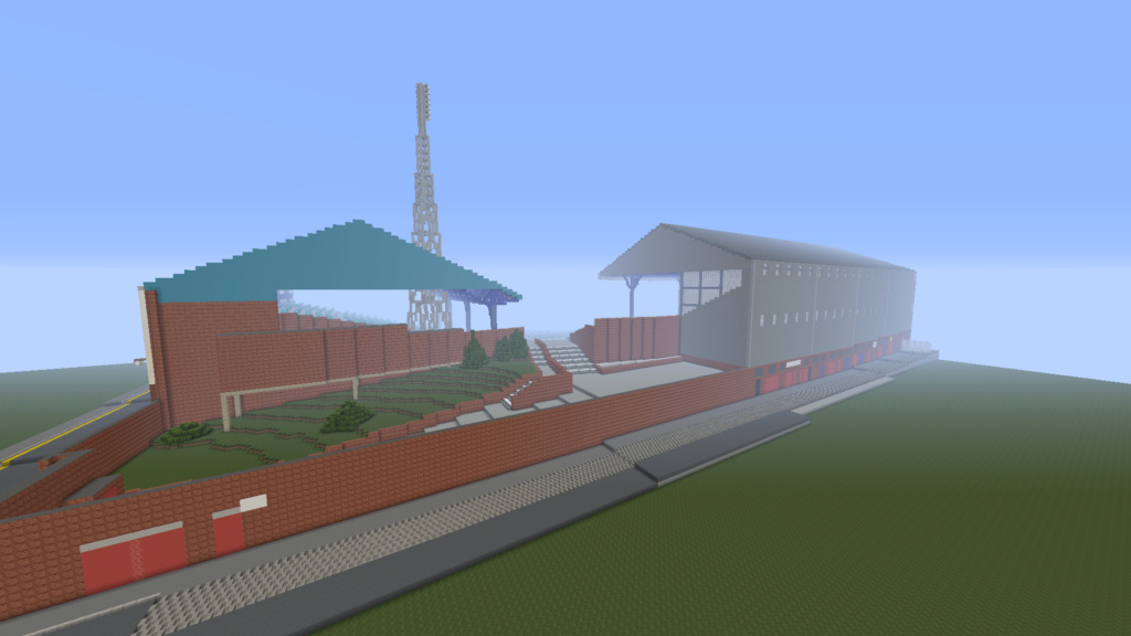 Recreating Burnden Park in Minecraft in time for the 75th anniversary of the disaster Minecr19