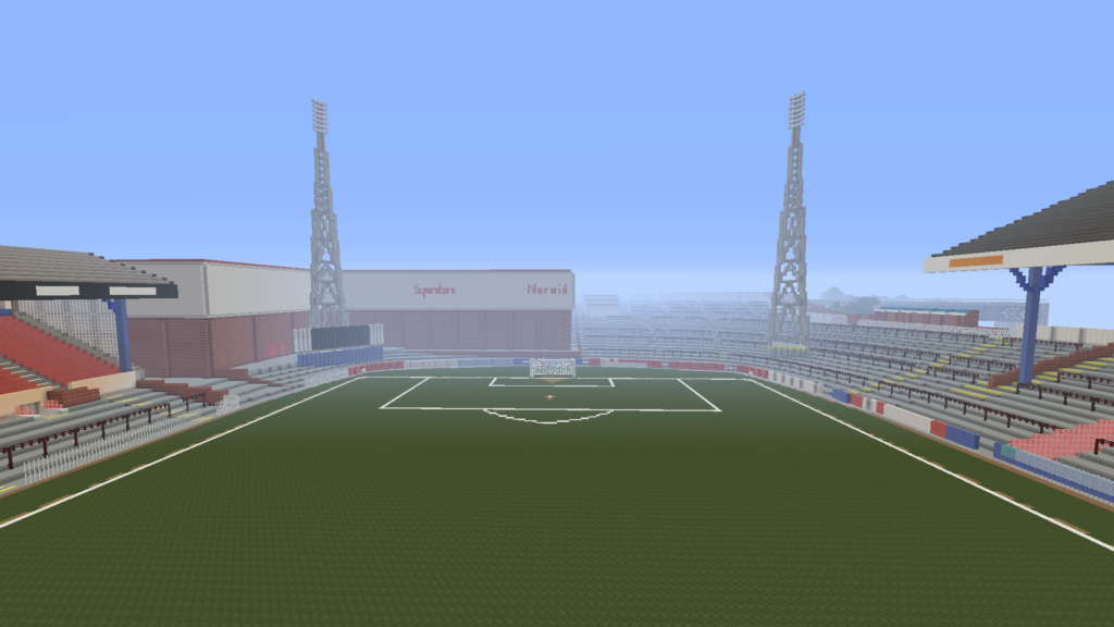 Recreating Burnden Park in Minecraft in time for the 75th anniversary of the disaster Minecr23